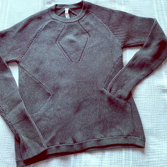 lululemon athletica Sweaters - lululemon gray sweater, sz 12